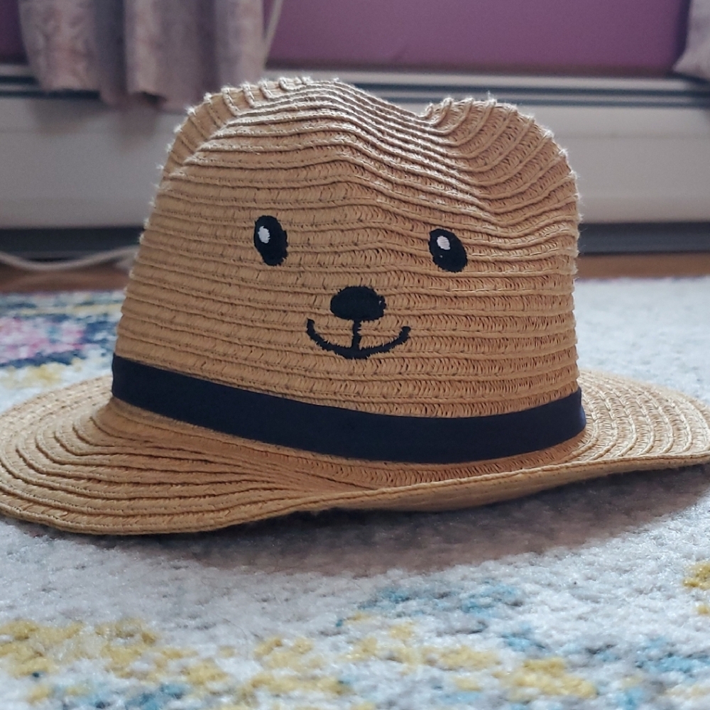 The Children's Place Tan Bear Face Hat